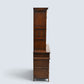 Old Charm Sideboard Display Leadlight Doors Cupboards Tudor Brown FREE Delivery*