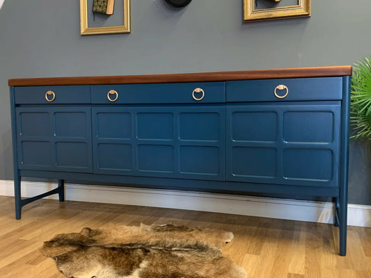 Hauge blue Nathan teak sideboard