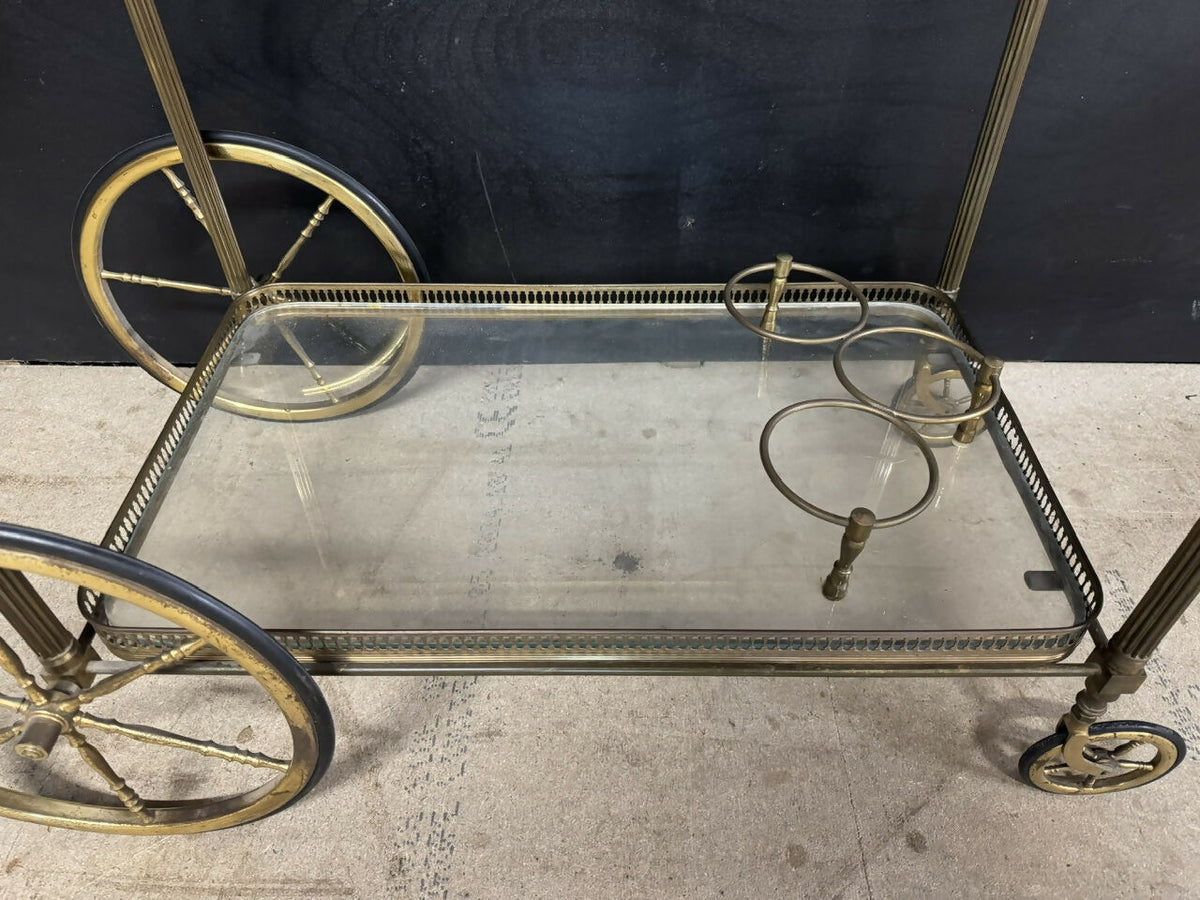 French Brass Cocktail Trolley
