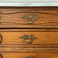 Chest of Drawers Antique French Oak Marble Top 5 Drawers Carved Cabinet LOT 6279