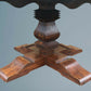 Rustic Circular Dining Table - Seats 6