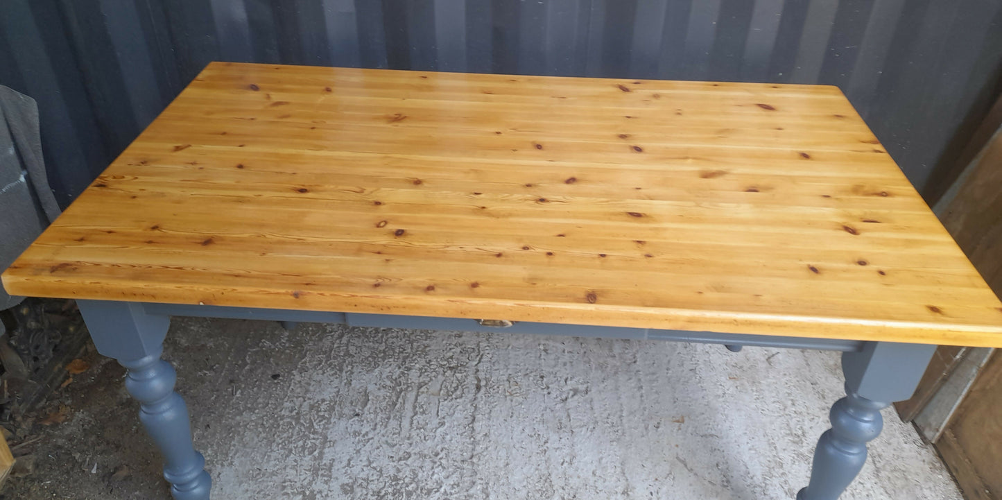 Vintage Pine Farmhouse Table