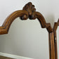 Dressing Table with Mirror Vintage French Louis Oak Vanity Table Makeup LOT 6600