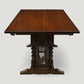 Old Charm Solid Oak Dining Table Gothic Refectory Tudor Brown FREE Delivery. SBR10992/0110E