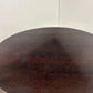 Vintage Stained Oak Side Table With Oval Top