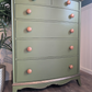 Large green chest of drawers R25021 3