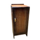 Vintage Art Deco Oak bedside cupboard side table