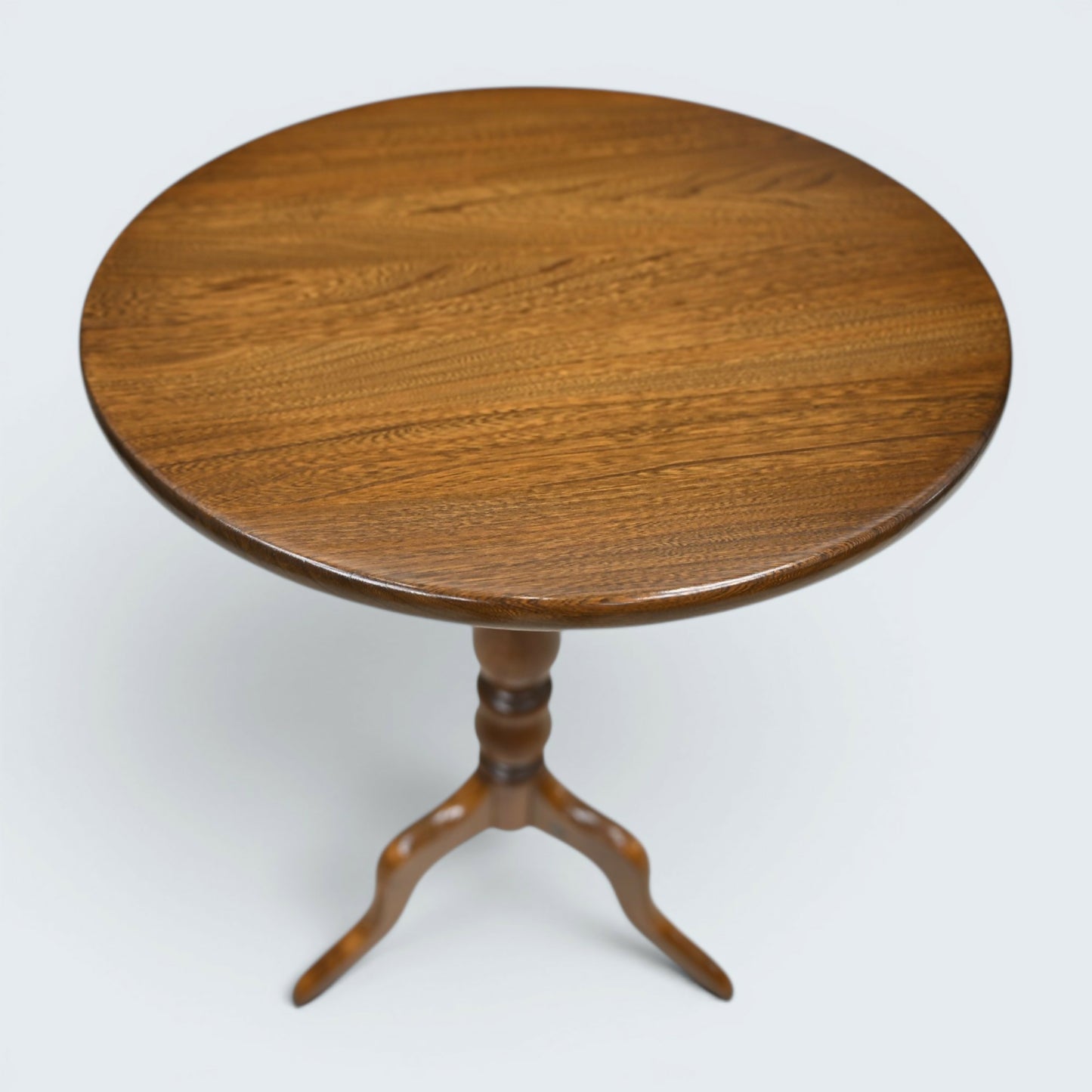 Ercol Pedestal Wine Table/Plant Stand Model 1106 Golden Dawn Round FREE Delivery