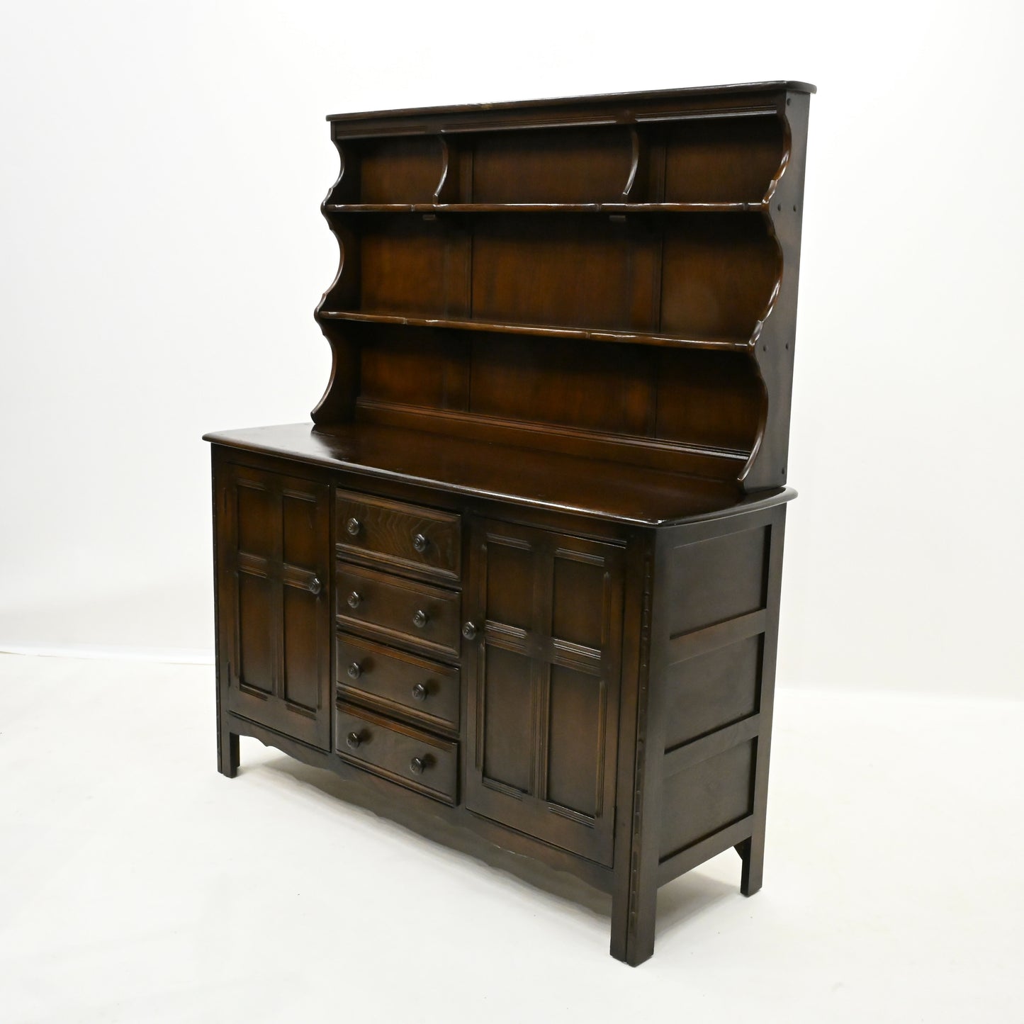 Ercol Kitchen/Dining Room Dresser 4 Drawers 2 Cupboards FREE UK Delivery. SBR10049/0702E