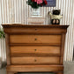 Moreux de Varennes French Vintage Writing Desk Chest 3 Drawers Pull Out Desk