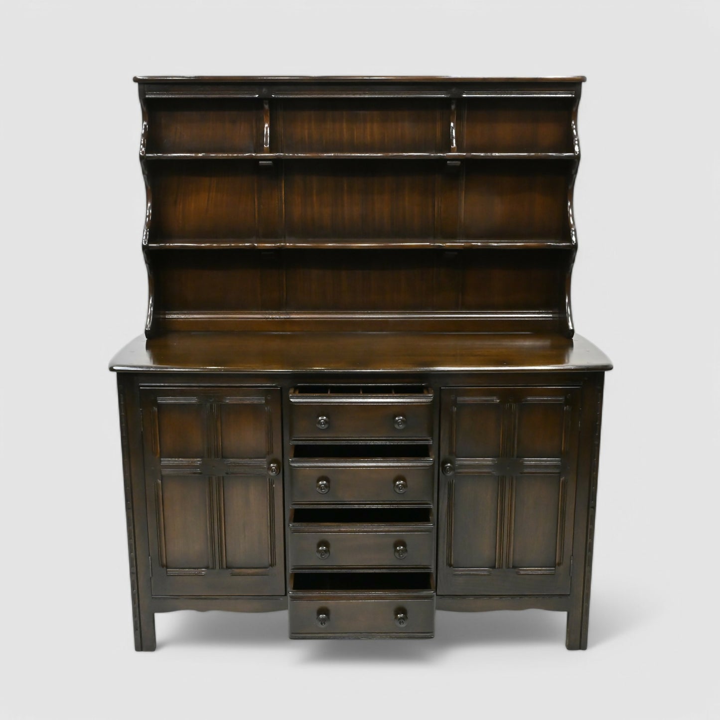 Ercol Kitchen/Dining Room Dresser 4 Drawers 2 Cupboards FREE UK Delivery*. SBR10265/3103E