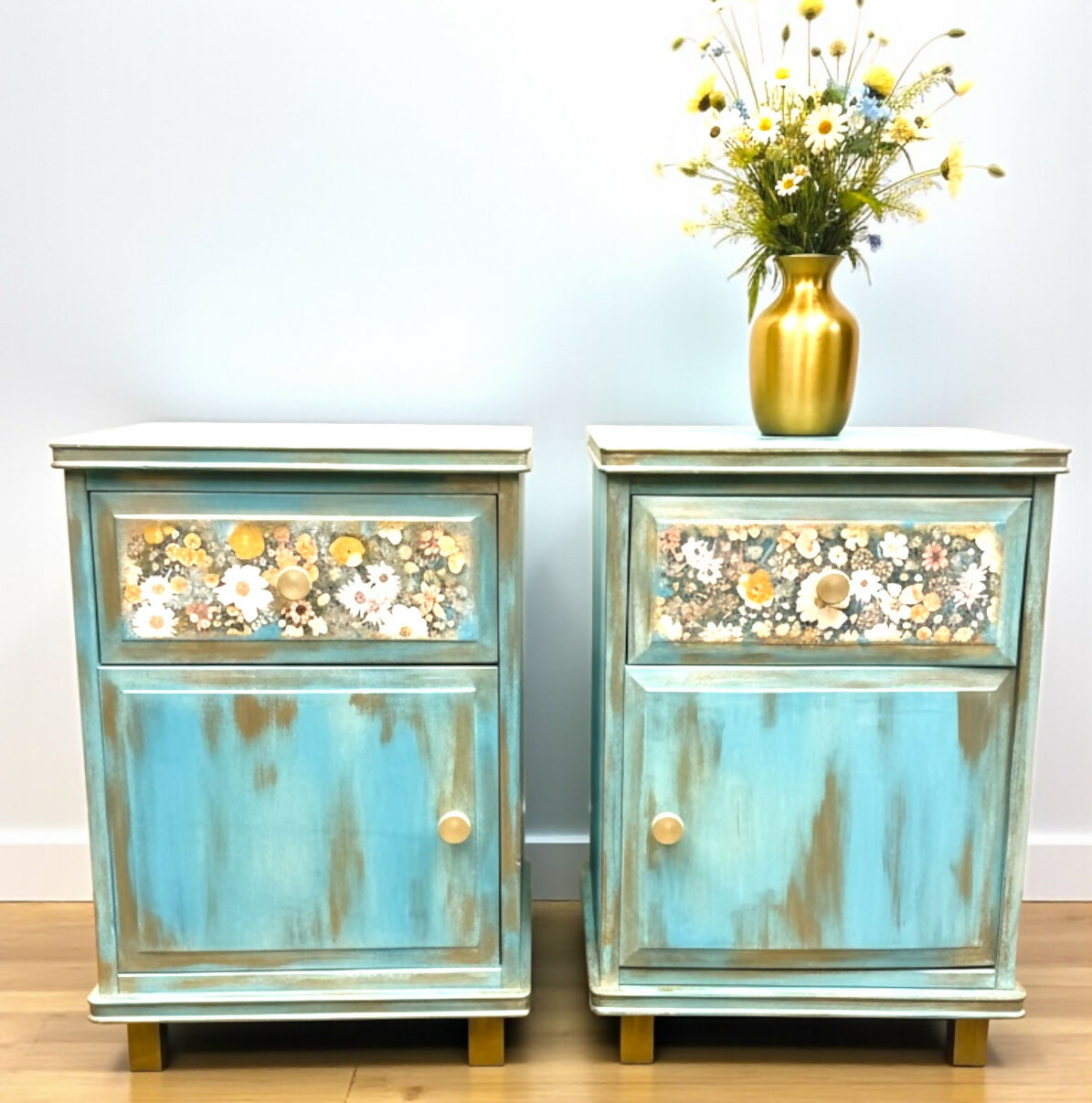 Two bedside cabinets