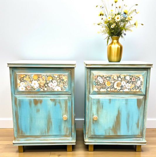 Two bedside cabinets