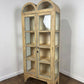 French Style Painted Dome Topped Display Cabinet