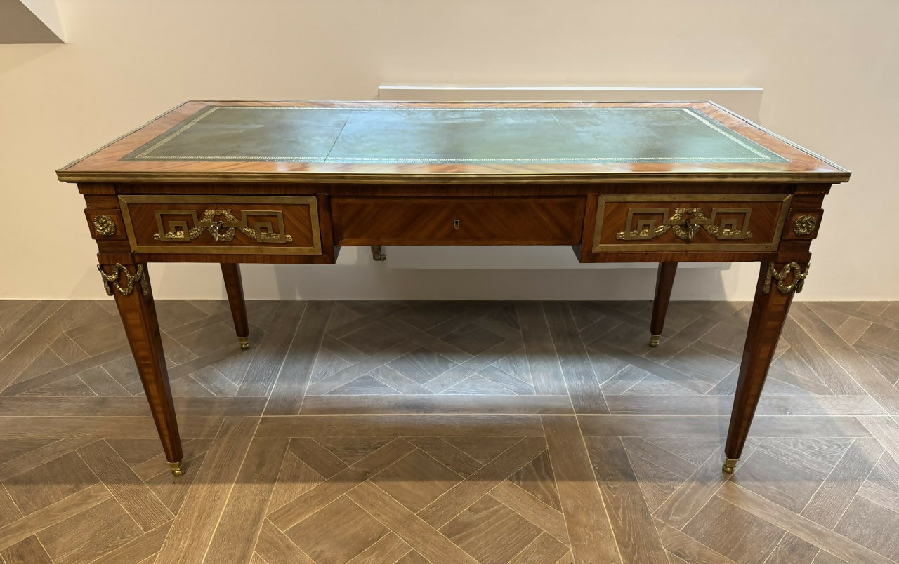 Fine Quality French Leather Top Writing Desk