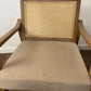 Pair Of Modern Armchairs With Bergere Panels