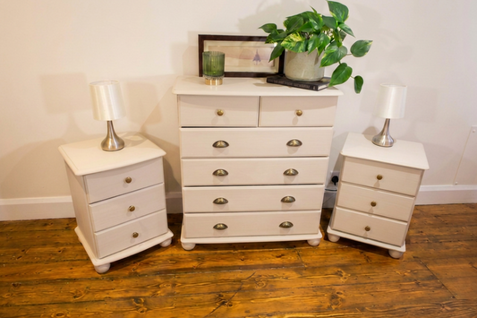 3-piece Cottage Bedroom Set in Frenchic Cool Beans