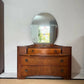 Art Deco Mid century retro vintage dressing table drawers mirror