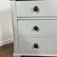 Victorian Pine Three Drawer Painted Chest with Stripped Top