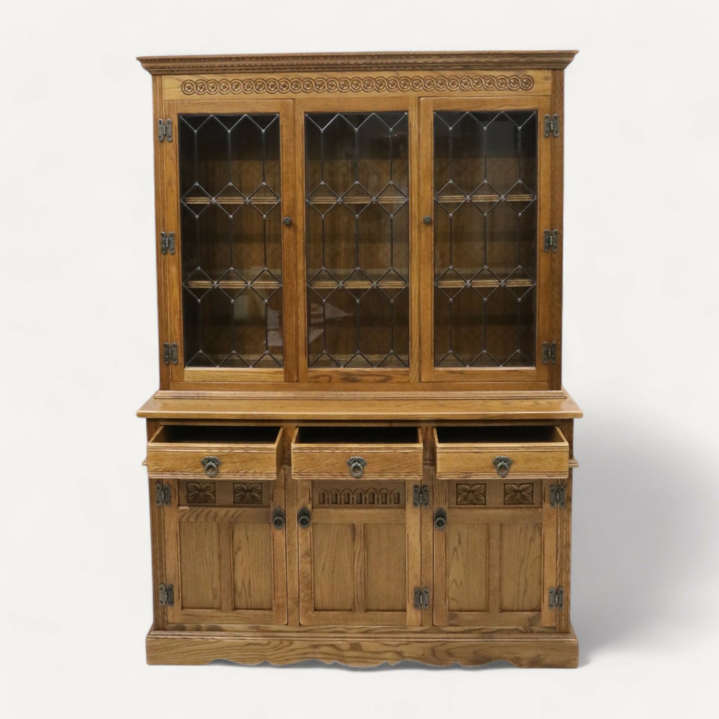 Old Charm Sideboard Base Display Top Cupboards Vintage Finish FREE UK Delivery. SBR9668/1510D