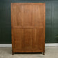 Art Deco Solid Oak Double Wardrobe - 1930s