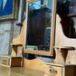Antique Mid Victorian Pine Mirrored Dressing Chest of Two Over Two Drawers, c.1850