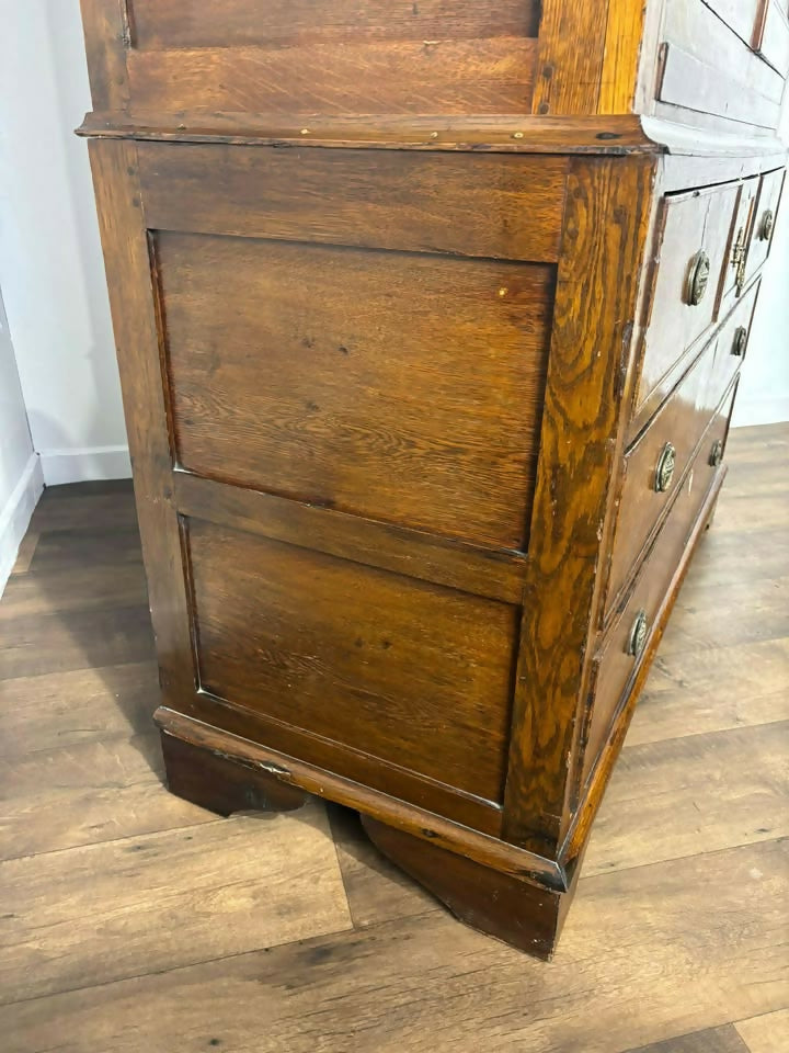 Georgian Oak Press Cupboard