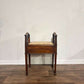 Edwardian mahogany piano stool6