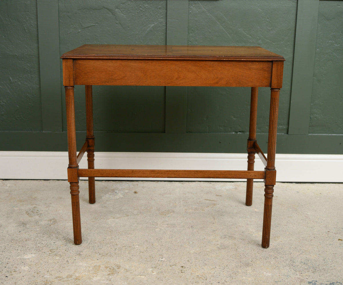 Small Mahogany Writing Desk / Hall Console Table