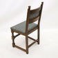 4 Old Charm Dining Chairs Light Oak Sherwood Green Upholstery FREE UK Delivery. SBR9775/0711D