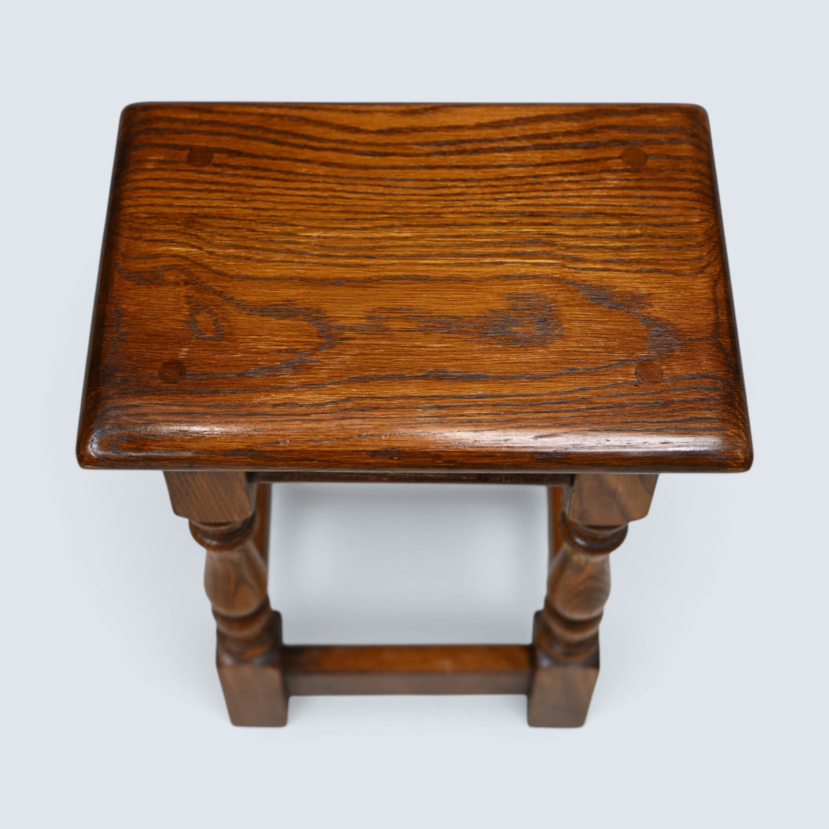 Old Charm Nest of 3 Tables Tudor Brown Finish Model 1494 FREE UK Delivery*