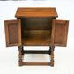 Old Charm Pedestal/Bedside Cabinet Cupboard Linenfold Doors FREE UK DELIVERY. SBR10989/3009E