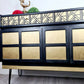 nathan sideboard black and gold cocktail cabinet
