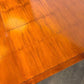 Vintage Yew Wood Extending Dining Table