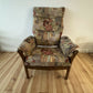 Vintage Ercol Saville Low Back Easy Chair Mid Century Ercol Arm Chair