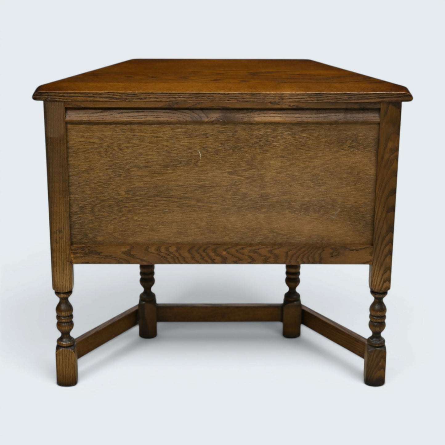 Old Charm Canted Table Hall Table Cupboard Light Oak Finish FREE UK Delivery