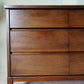 Nine Drawer Vintage Chest In Figured Walnut – Canada, C. 1960s