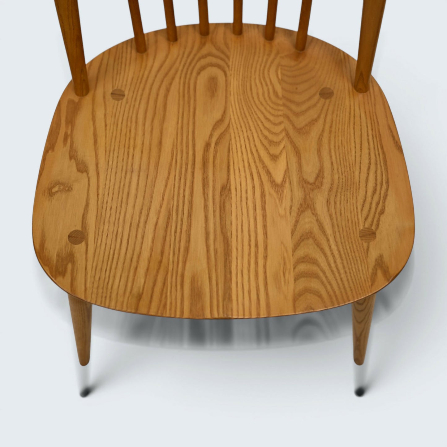 4 Ercol Dining Chairs Windsor Quaker Light Finish Circa 2018 FREE UK Delivery