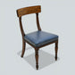 Early Victorian Dining Chairs Mahogany Faux Leather Upholstery FREE UK Delivery