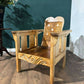 Hardwood Adjustable Chair Having A Panel Back222