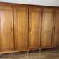 Wardrobe Vintage French Louis XVI Style Five Door Carved Armoire LOT 6009