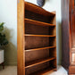 Vintage Slim Open Bookcase In Solid Oak – United Kingdom, C.1910