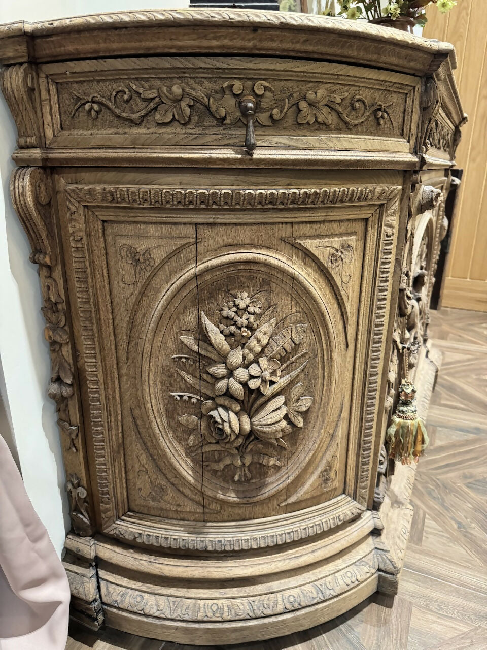 Wonderful French Oak Hunting Sideboard