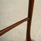 Antique Solid Mahogany Square Occasional Side Table