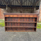 Antique Georgian 19th Century Oak Wall Hanging Shelves Kitchen Larder Pantry