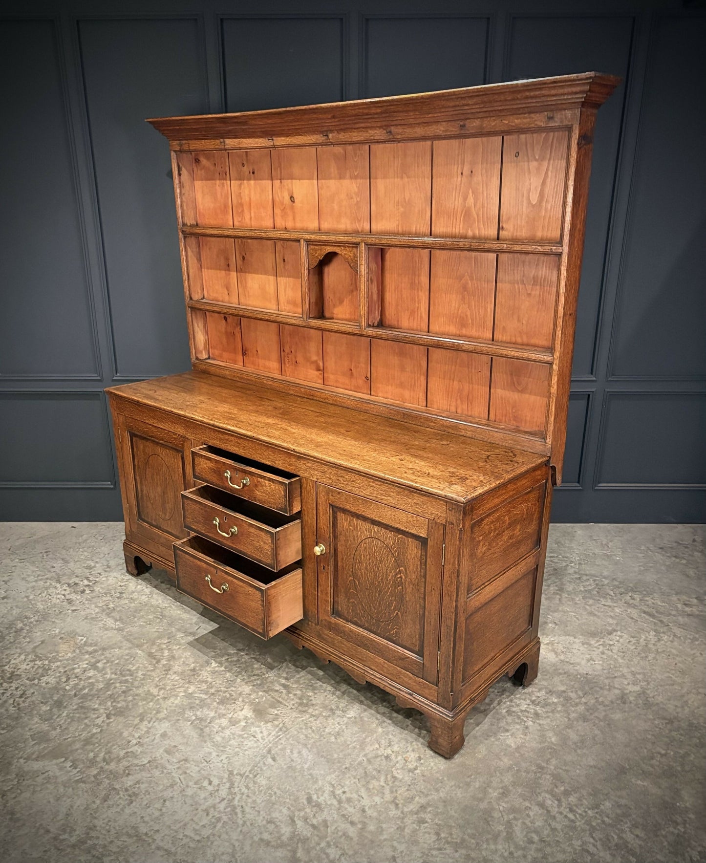 18th Century Antique Country Oak Dresser
