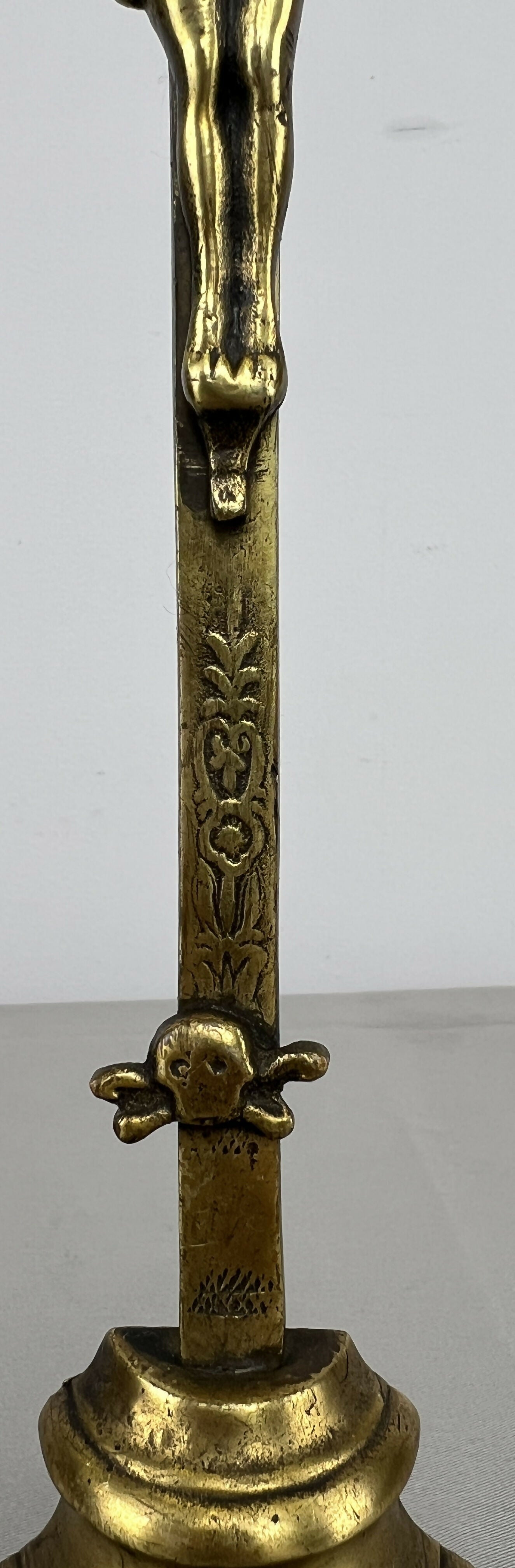 Crucifix Vintage French Style Religious Ornate Cross Freestanding LOT 6426