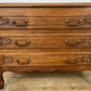 Chest of Drawers Vintage French Louis Oak 3 Drawers Carved Cabinet LOT 6253