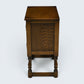 Old Charm Pedestal Cabinet Small Cupboard Bedside Light Oak FREE UK DELIVERY*