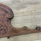 Pediment Antique French Style Oak Carved Decorative Furniture Crest LOT 6540